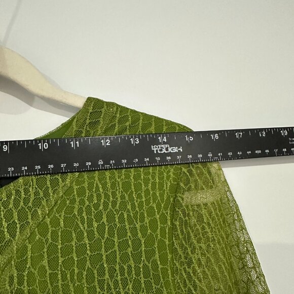 Michael Costello x REVOLVE Lauren Green Maxi Dress High Slit Long Sleeve - Picture 9 of 16